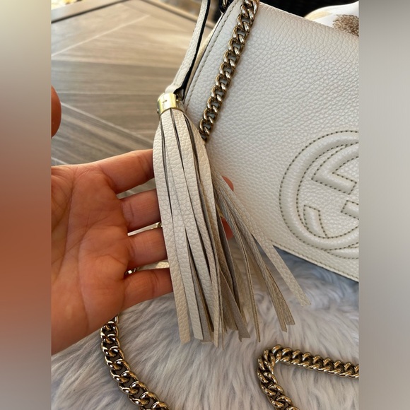 GUCCI Soho GG Ivory/Off White Crossbody Bag - Picture 4 of 16
